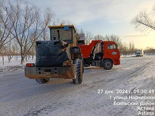 Астанада 2,6 мыңнан астам жол жұмысшы қар күреуге жұмылдырылды