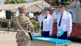 Әуе қорғанысы күштерінің бөлімдерінде жас сарбаздар әскери ант берді