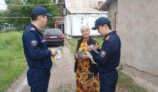 Жамбыл облысында өрт қауіпсіздігі бойынша профилактикалық іс-шаралар жүргізілуде