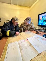 Павлодар облысында дала өртін сөндіру жалғасуда