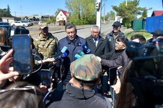 СҚО әкімі журналистерге баспасөз-турын өткізді