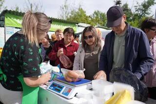 Бесқарағай ауданында ауыл шаруашылығы жәрмеңкесі өтті