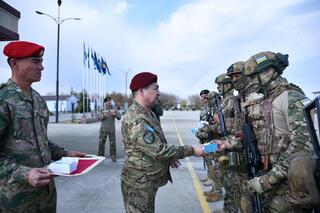 Өзбекстанда қазақстандық әскери қызметшілердің қатысуымен 