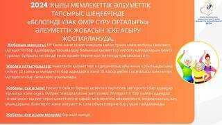 2024 жылы мемлекеттік әлеуметтік тапсырыс шеңберінде «Белсенді ұзақ өмір сүру орталығы» әлеуметтік жобасын іске асыру жоспарлануда.