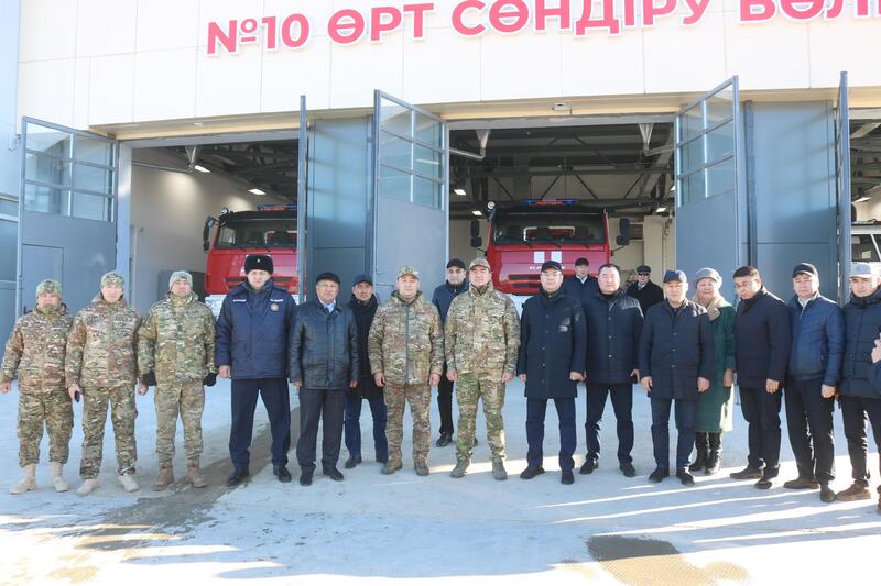 Қазақстан ТЖМ басшысы Атырау облысында жаңа өрт сөндіру бөлімін ашты