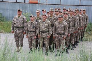 Таразда «Оңтүстік» өңірлік қолбасшылығы механикаландырылған бригадасының әскери қызметшілерін қарсы алды