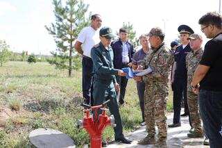 Қарағанды қаласындағы өрт сөндіру крандарын визуалды тексеру